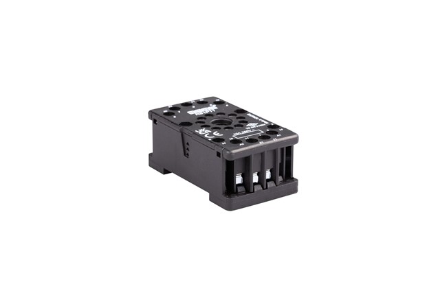 RS1 Series 11 Pin Black Relay Socket